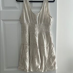 Cream/ oatmeal tank top style dress